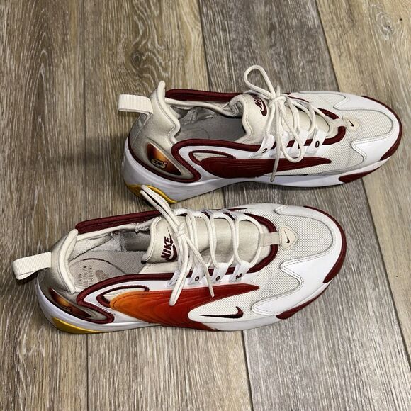 Nike Zoom 2K Red Light Orewood Mens Size 8.5 Red White AO0269-103 Sneaker Shoes - Picture 2 of 11